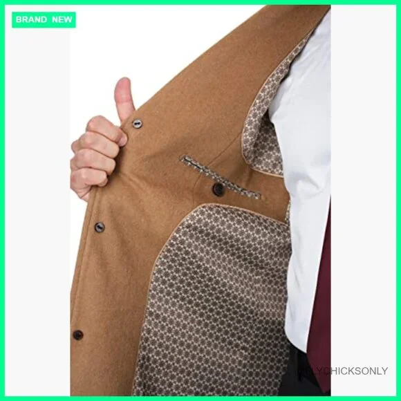 Wool Cashmere Blend Full Length Overcoat for Men